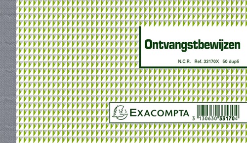 Kasboek Exa Manifold ontvangstbewijs dupli 50v 1 Stuk
