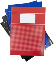 Cahier SOHO Basic A4 carreau 5x5mm 80 pages 60g assorti 5 pièces 5 Stuk