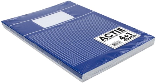 Cahier SOHO Basic A4 carreau 5x5mm 80 pages 60g assorti 5 pièces 5 Stuk-2