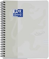 Bloc à spirale Oxford Touch A5 ligné 140pages 80g gris clair 1 Stuk