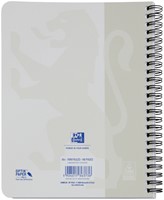 Bloc à spirale Oxford Touch A5 ligné 140pages 80g gris clair 1 Stuk-2