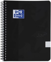 Bloc à spirale Oxford Touch A5 carreau 5mm 140 pages 80g noir 1 Stuk