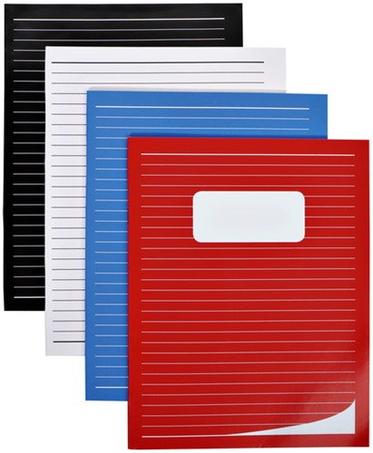 Cahier Qbasic 210x165mm ligné 80 pages 70g assorti 1 Stuk-3