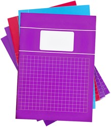 Cahier SOHO Trend A4 carreaux 10x10mm 80 pages 60g assorti 5 pièces 5 Stuk