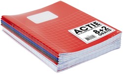 Cahier SOHO Basic A5 carreau 10x10mm 80 pages 60g assorti 8+2 gratuits 10 Stuk