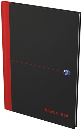 Notitieboek Oxford Black n' Red A4 96vel ruit 5mm 1 Stuk