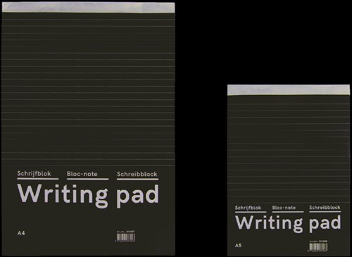 Bloc-notes Qbasic A5 ligné 160 pages 60g 1 Stuk-3