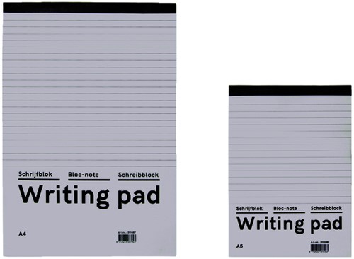 Bloc-notes Qbasic A5 ligné 160 pages 60g 1 Stuk-1