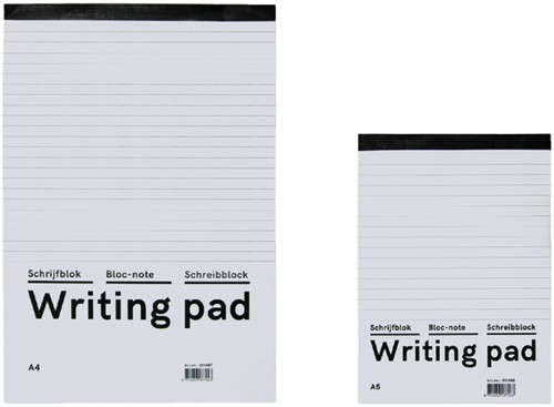Bloc-notes Qbasic A5 ligné 160 pages 60g 1 Stuk-3