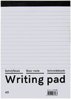 Bloc-notes Qbasic A5 ligné 160 pages 60g 1 Stuk