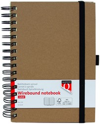 Carnet de notes Quantore A5 spirale ligné 192 pages 80g kraft 1 Stuk