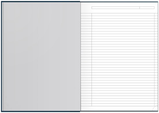 Cahier de notes Oxford Office Essentials A4 96 feuilles ligné bleu