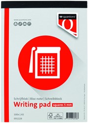 Bloc-notes Quantore A5 carreaux 5mm 100 feuilles 60g 1 Stuk