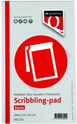 Bloc brouillon Quantore 12x20cm 200 feuilles 1 Stuk