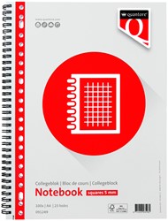 Bloc de cours Quantore A4 23 perforations carreaux 5mm 200 pages 70g 1 Stuk