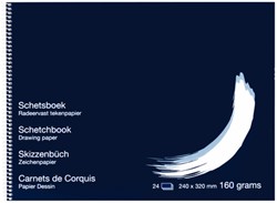 Bloc croquis Papyrus 240x320mm 160g 24 feuilles 1 Stuk