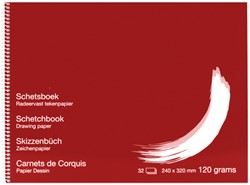 Bloc croquis Papyrus 240x320mm 120g 32 feuilles 1 Stuk