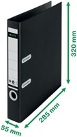 Classeur à levier Leitz Recycle 180° A4 50mm carton noir 1 Stuk-9