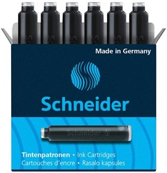Cartouche d’encre Schneider DIN noir boîte 6 pièces 6 Stuk