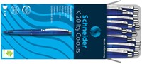 Stylo bille Schneider K20 Icy Colours Medium bleu 1 Stuk-2