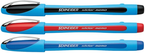 Stylo bille Schneider Slider Memo Extra Large rouge 1 Stuk-2