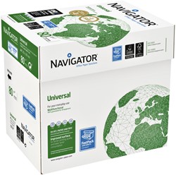 Papier copieur Navigator Universal Nonstop A4 80g blanc 2500 feuilles 2500 Vel