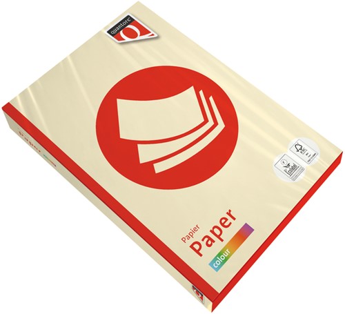 Kopieerpapier Quantore Colour A4 80gr ivoor 500 Vel
