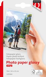 Papier photo Quantore 10x15cm brillant 250g 50 feuilles 50 Vel