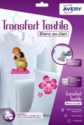 Transfert pour textile Quantore vêtement foncé 6 feuilles 6 Vel bij Bonnet  Office Supplies
