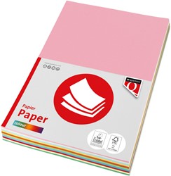Papier copieur Quantore Colour A4 80g 10couleurs x 25fls 250 feuilles 250 Vel