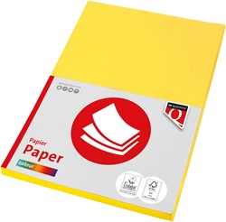 Papier copieur Quantore Colour A4 80g jaune 100 feuilles 100 Vel