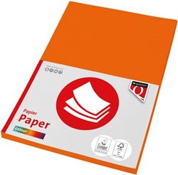 Papier copieur Quantore Colour A4 160g orange 50 feuilles 50 Vel
