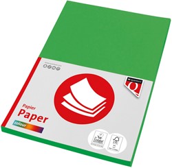 Papier copieur Quantore Colour A4 160g vert gazon 50 feuilles 50 Vel