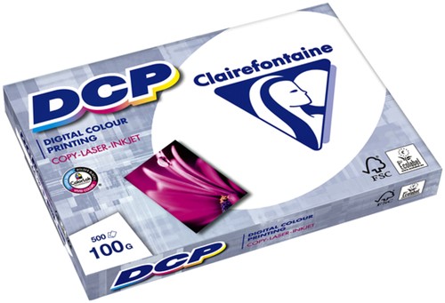 Laserpapier Clairefontaine DCP A3 100gr wit 500 Vel