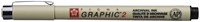 Fineliner Sakura Pigma Graphic 2 2.0mm zwart 1 Stuk-7