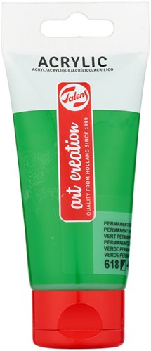 Peinture acrylique Talens Art Creation 618 Vert clair permanent tube 75ml 75 Milliliter