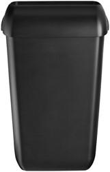Afvalbak Quartzline open inworp 43 liter zwart 1 Stuk