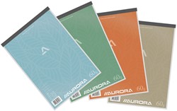 Bloc-notes Aurora A4 ligné 100 feuilles 60g assorti 1 Stuk