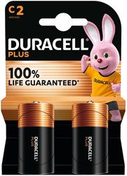 Pile Duracell Plus 2x C 2 Stuk