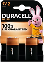 Pile Duracell Plus 2x 9 volt 2 Stuk