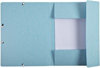Chemise à élastique Exacompta Aquarel A4 3 rabats 400g carton lustré bleu 1 Stuk-2