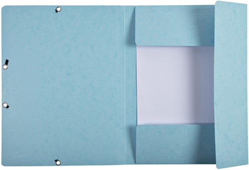 Chemise à élastique Exacompta Aquarel A4 3 rabats 400g carton lustré bleu 1 Stuk-2