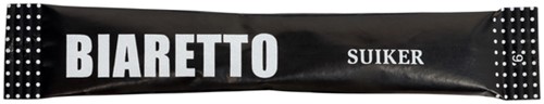 Sticks sucre Biaretto 4g 600 pièces 600 Stuk