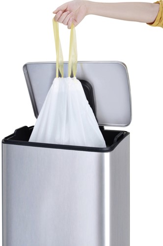 Afvalzak EKO MDPE type A trekb 35x40cm 3-6L wit 30 Stuk-1