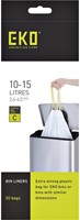 Afvalzak EKO MDPE type C trekb 45x50cm 10-15L wit 20 Stuk-2