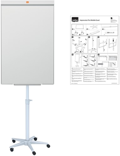 Flipover Nobo Impression Pro mobiele whiteboard 1 Stuk-7