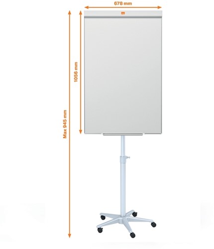Flipover Nobo Impression Pro mobiele whiteboard 1 Stuk-6