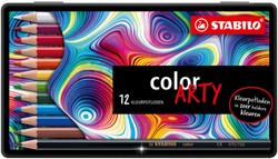 Crayon de couleur STABILO 1812 Color Arty assorti boîte 12 pièces 12 Stuk