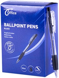 BALPEN OFFICE CLICK ZWART 50 Stuk