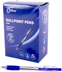 BALPEN OFFICE CLICK BLAUW 50 Stuk